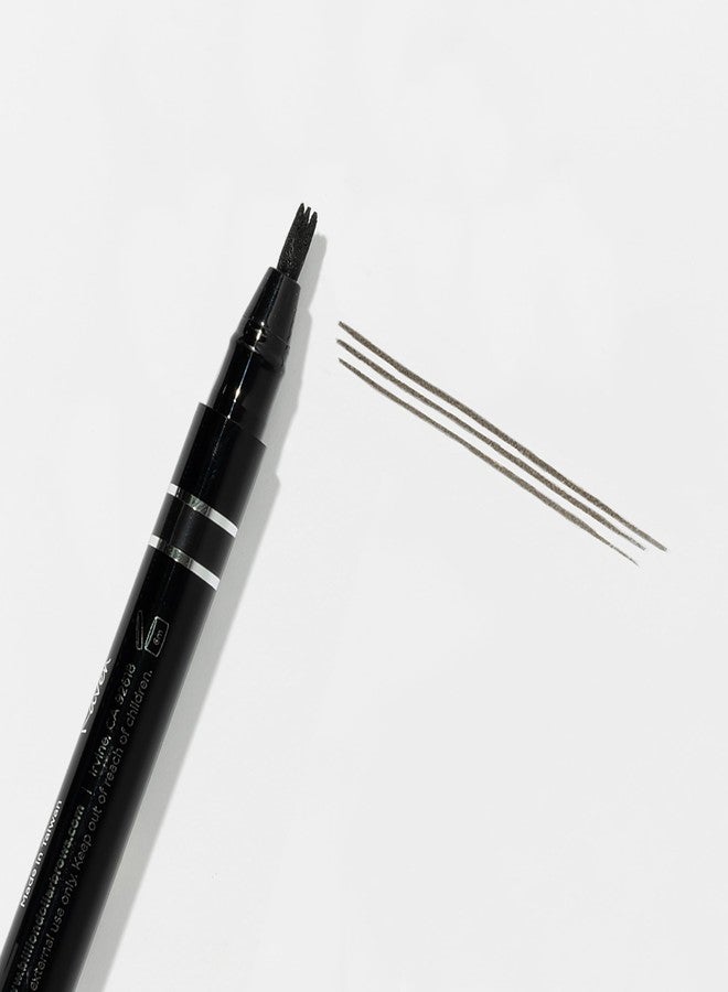 Billion Dollar Brows bdb Microblade Effect: Brow Pen - Waterproof, Smudge-Proof, Long Lasting, Raven Black - Image 5